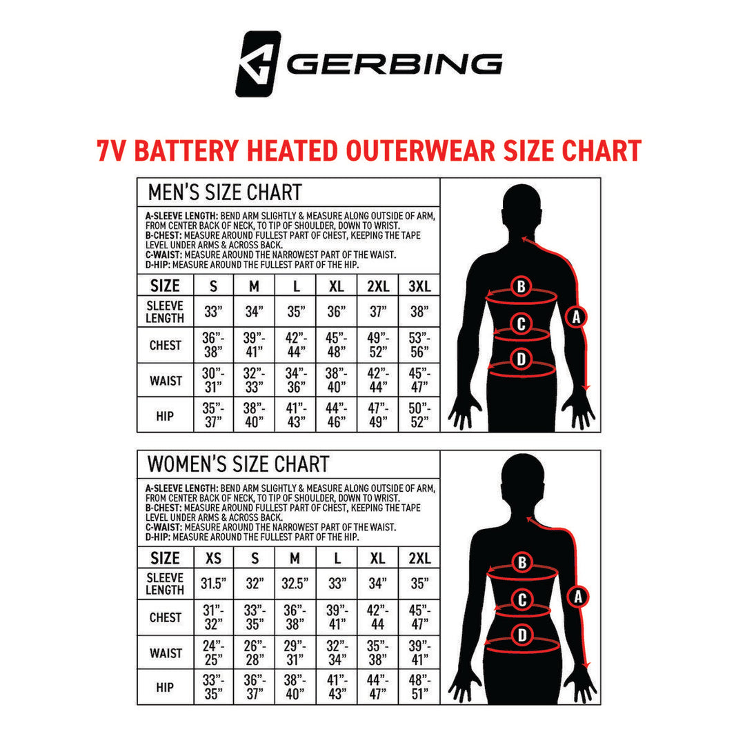 Gerbing 7V Men's Thermite Fleece Heated Vest 2.0 - Battery