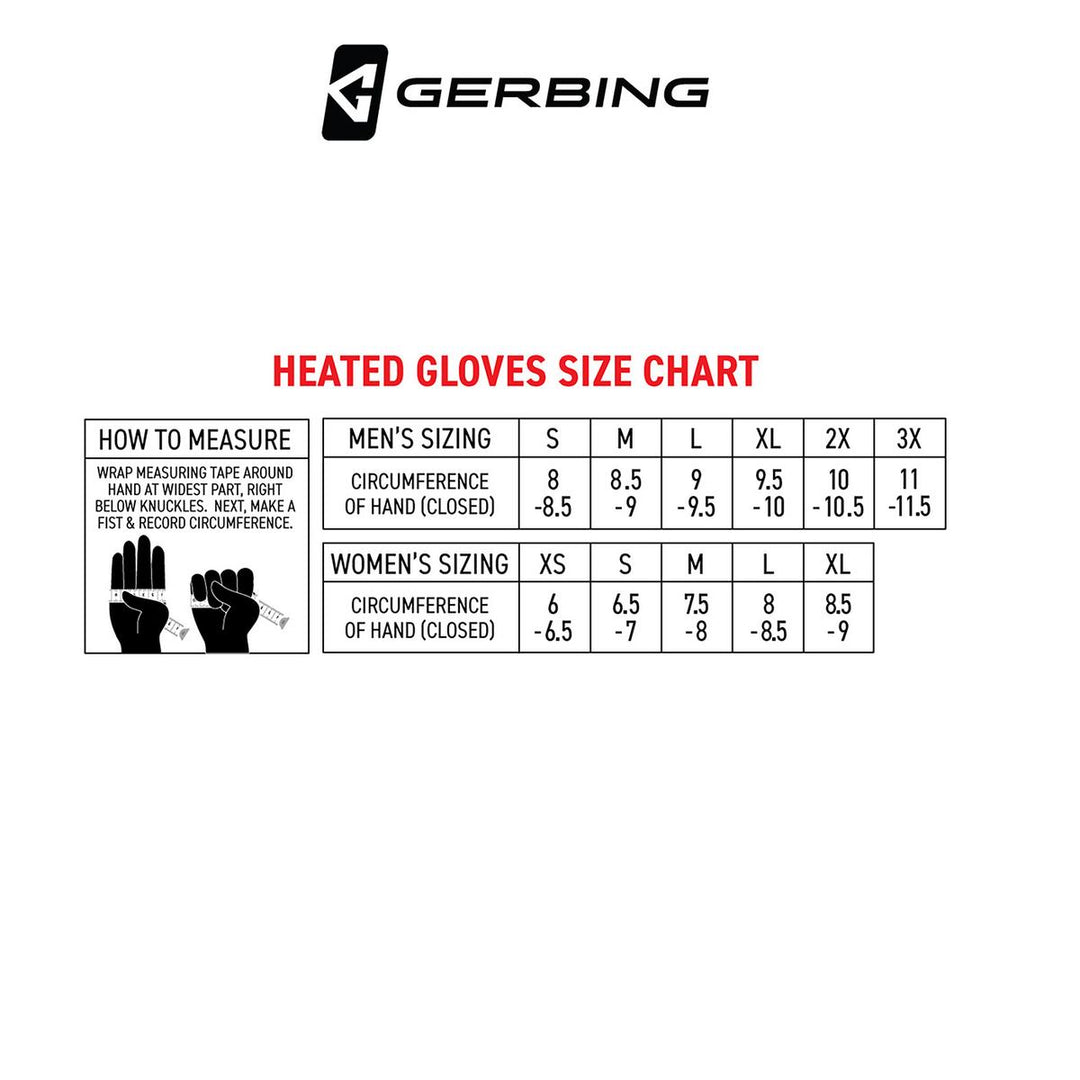Gerbing 7V Hard Knuckle Battery Heated Gloves - Battery
