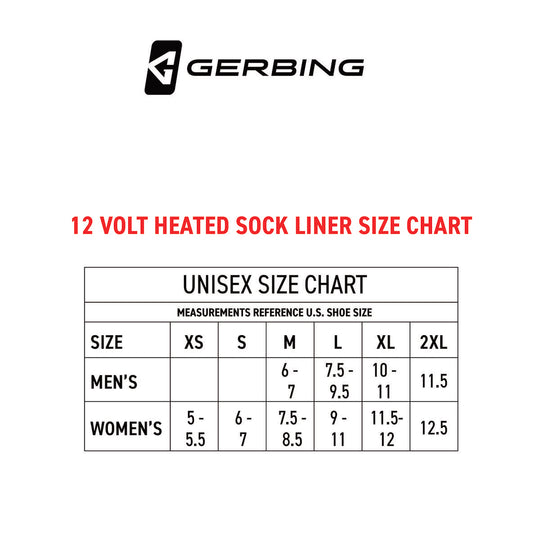 Gerbing 12V Heated Sock Liners - Battery