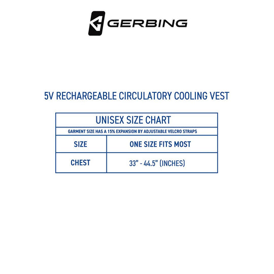 Gerbing 5V Touch Button Circulatory Cooling Vest - inset