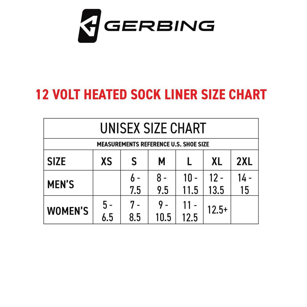Open Box Gerbing 12V Heated Sock Liners - Battery