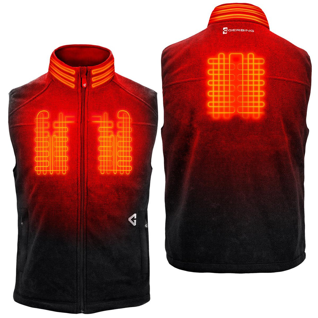 Gerbing 7V Men's Thermite Fleece Heated Vest 2.0 - Back