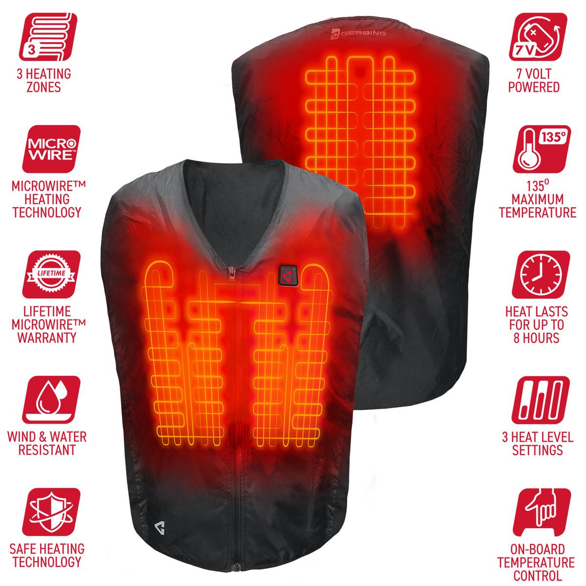 Volt heated vest on sale battery