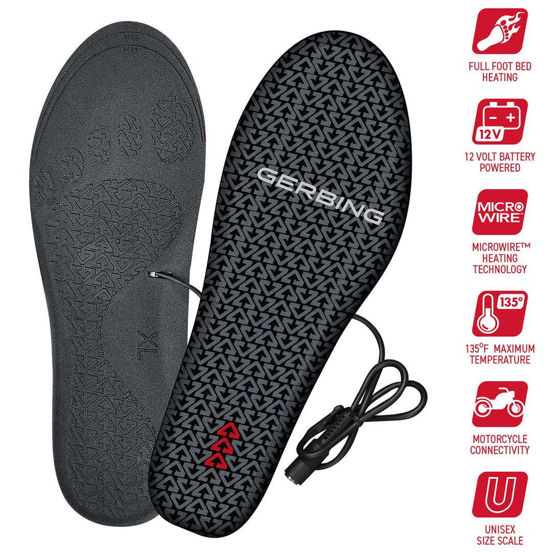 Gerbing 12V Motorcycle Heated Insoles - Info