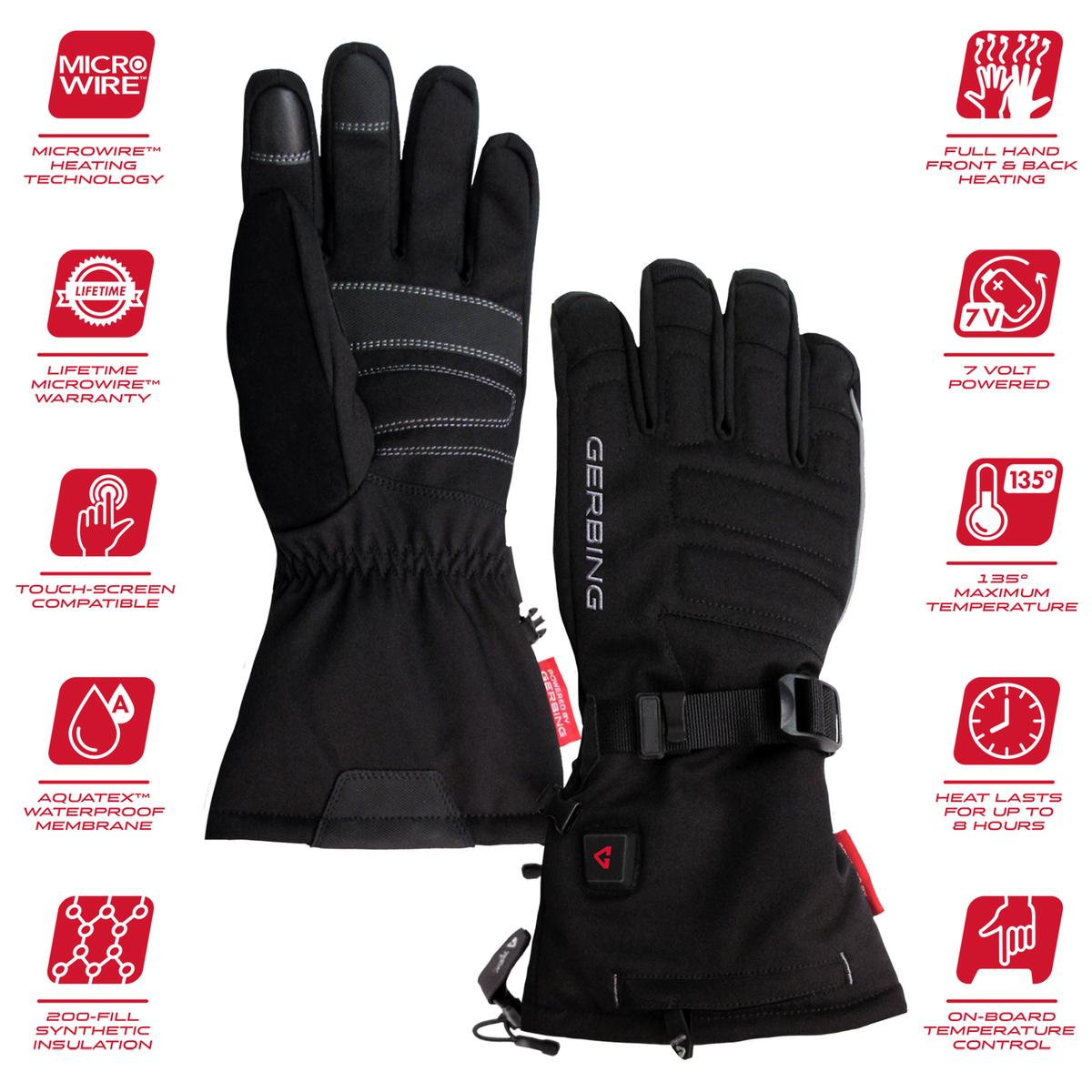 Gerbing S7 Women's Battery Heated Gloves - 7V Battery