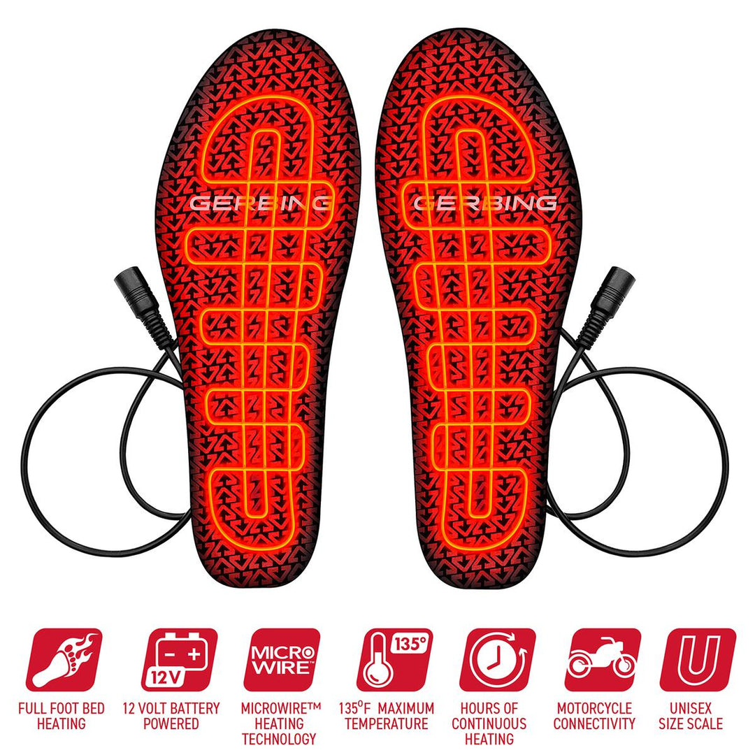 Gerbing 12V Motorcycle Heated Insoles - Full Set