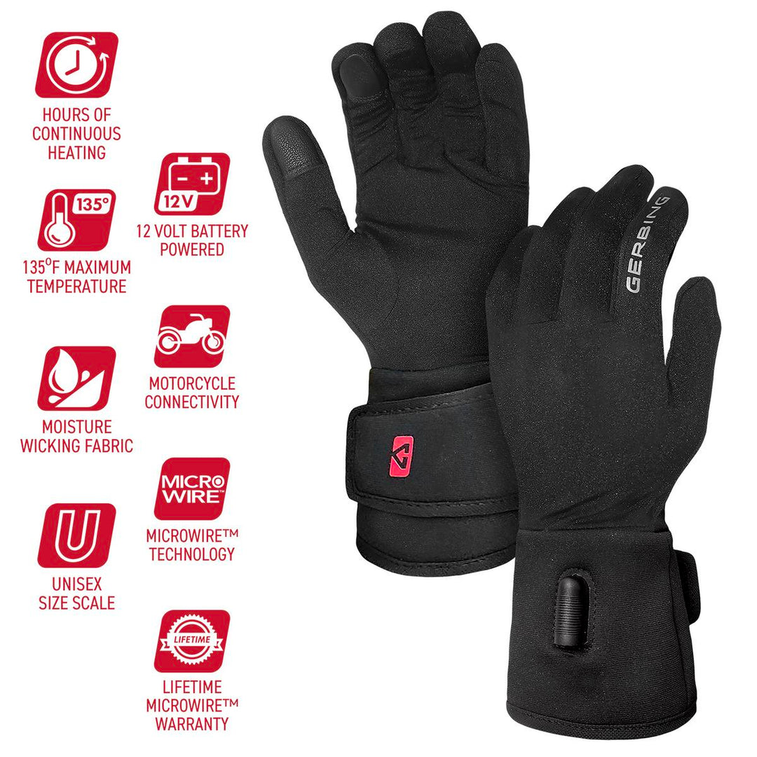 Warmgear Premium 12V Heated Glove Liners (Pair), Size Large / XLarge