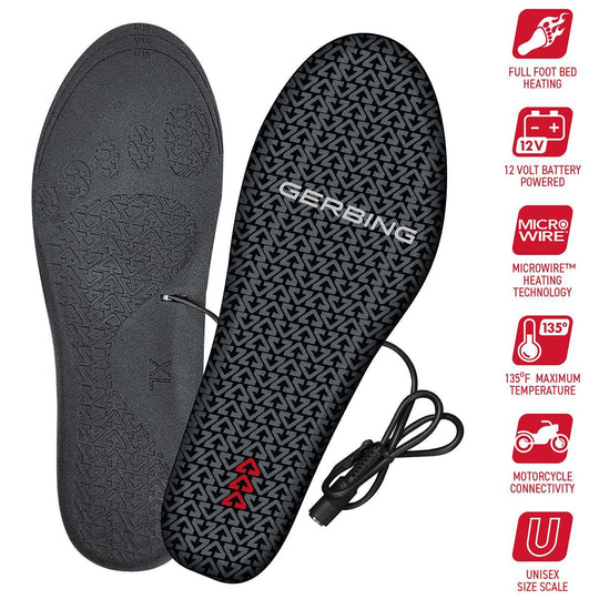 Open Box Gerbing 12V Motorcycle Heated Insoles - Info