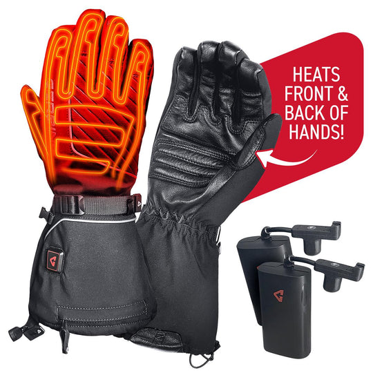 Gerbing Men's 7V Atlas Ultra-Flex Battery Heated Gloves - Back