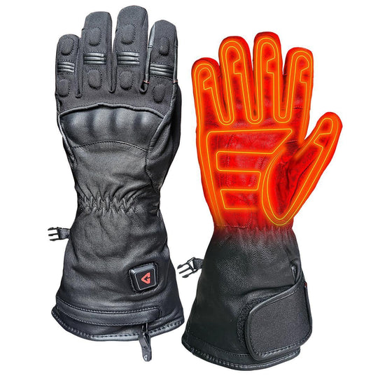 Open Box Gerbing 7V Hard Knuckle Heated Gloves - Front
