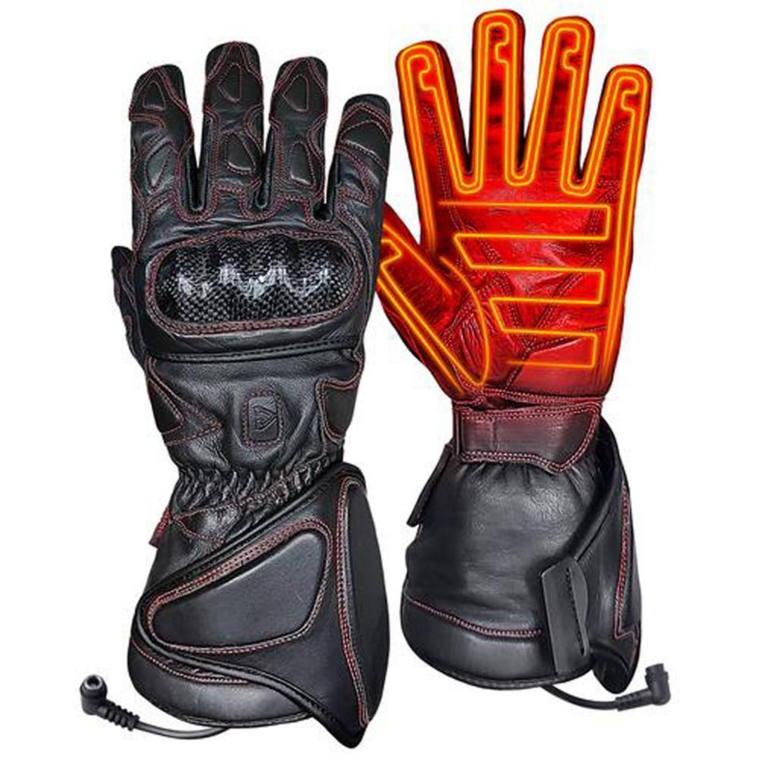 Open Box Gerbing 12V Extreme Hard Knuckle Heated Gloves - Front