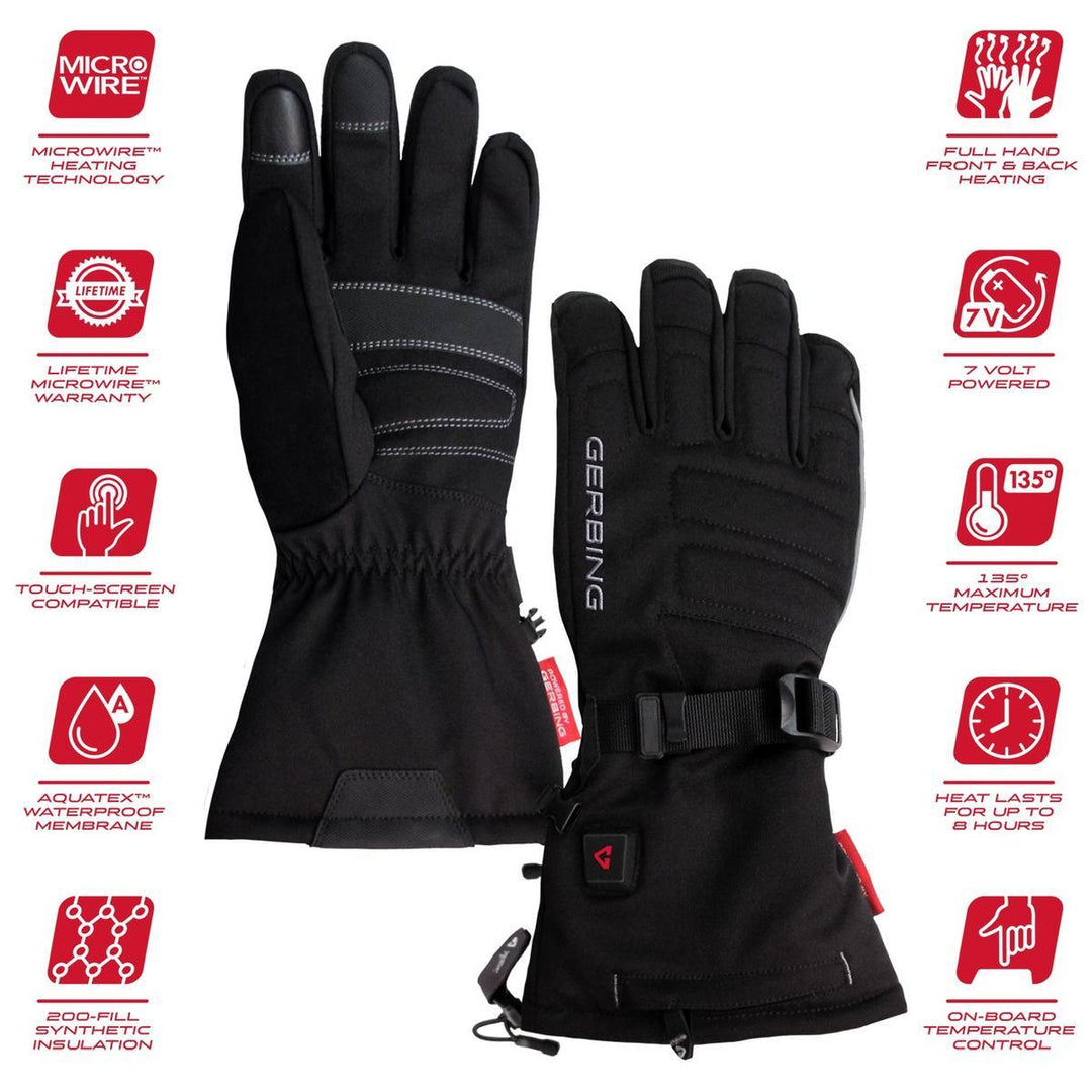 Open Box Gerbing S7 Men's Battery Heated Gloves - 7V Battery - Info