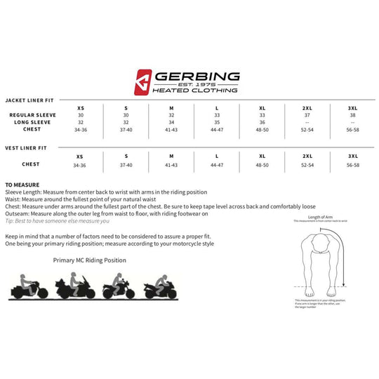 Open Box Gerbing Heated Vest Liner - 12V Motorcycle - Battery
