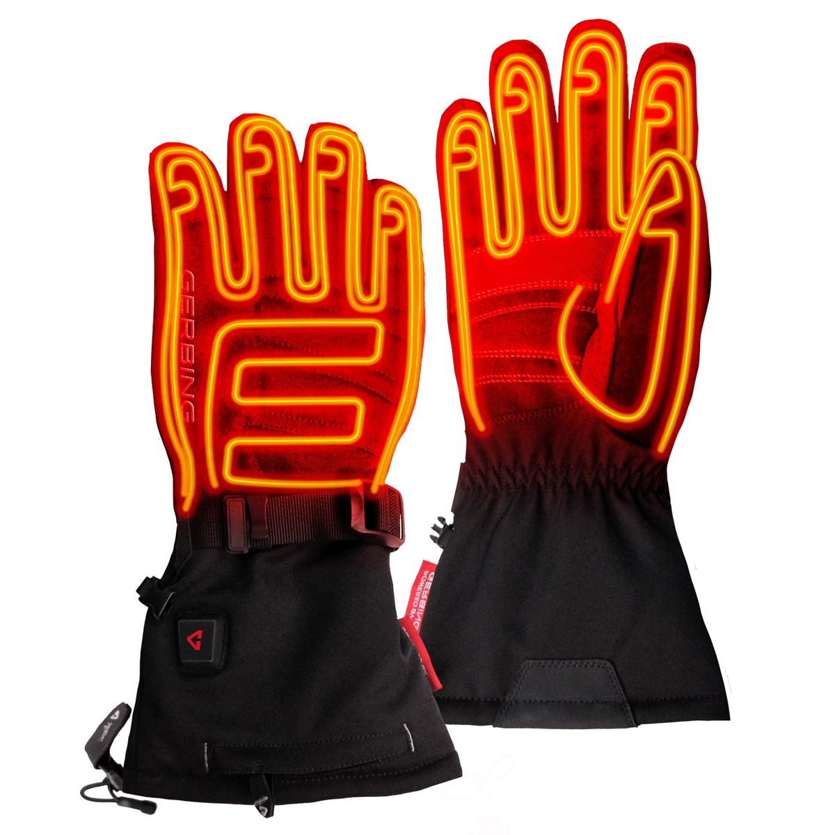 Gerbing Men's 7V Battery Heated S7 Gloves, Black